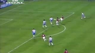 Goal! Jean-Pierre Papin. FC Porto vs AC Milan. 03.03.1993