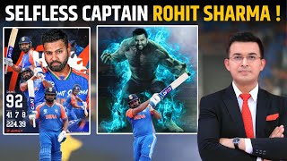 INDvsAUS: Rohit have proven this time and again that he is a selfless captain. Hence a brilliant 92