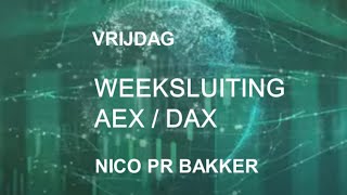 AEX en DAX week 1 afsluiting - 07jan22