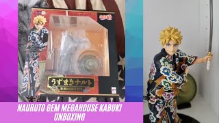 unboxing of GEM Megahouse Naruto Uzumaki kabuki special edition figure | Naruto