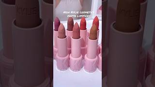 New Kylie Cosmetics matte lipsticks #shorts #shortsfeed #lipstick