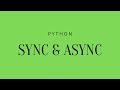 How to Call a Async Function From Synchronous Code in Python