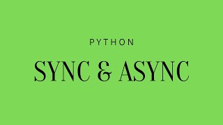 How to Call a Async Function From Synchronous Code in Python
