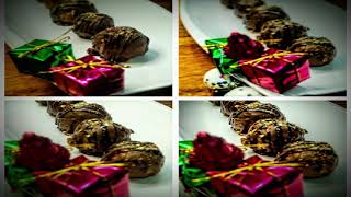 Choconut Bounty Balls II Christmas Special Dessert II  चोकोनट बॉंटी बॉल्स  II