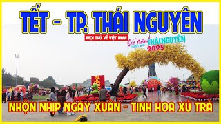 TẾT THÀNH PHỐ THÁI NGUYÊN | RỘN RÀNG VUI TẾT NƠI TINH HOA XỨ TRÀ | Thái Nguyên ngày nay