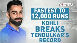 Fastest to 12,000 Runs: Virat Kohli Breaks Sachin Tendulkar's Record | Left, Right & Centre