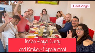 “Indian Restaurant in Kraków |poland| Krakow Expat meet| Tasting Indian food with Expat