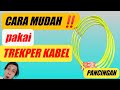 cara pakai trekper kabel/pancingan kabel untuk Instalasi listrik rumah