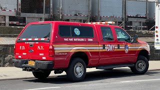 FDNY HAZ MAT Fuel Spill Responses x2 in Manhattan — Rare Special Unit Catches with Lights and Sirens