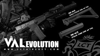 【LCT Airsoft】AS VAL Evolution-PK414 \u0026 PK415