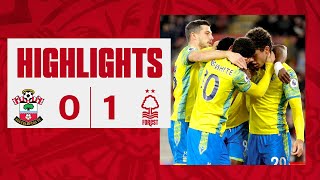 Southampton 0-1 Nottingham Forest | All Goals & Extended Highlights | Premier League