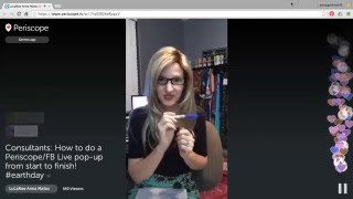 How to do a Periscope or FB Live Pop Up!