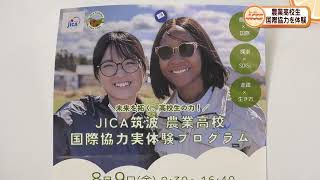 ウィークリーACCS JICA筑波　農業高校体験プログラム