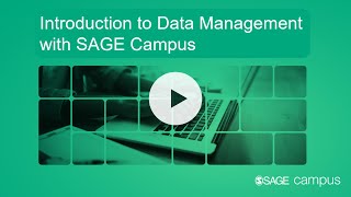Webinar: Introduction to Data Management with SAGE Campus