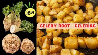 Sautéed Celeriac - Celery Root a delicious Root Vegetable and Bloopers