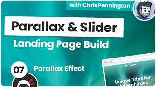 Landing Page Build (with Parallax) #7 - Parallax Effect