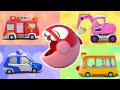 Learn Colors with Street Vehicles | Vehicles Song | Nursery Rhyme & Kids Song | BabyBus - Cars World