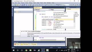 10. Visual Basic Loop | Visual Basic Array