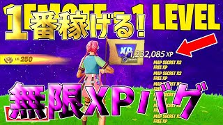 【チート級無限XPバグ】最速で300レベル超えたい人は必見！今1番最高効率で稼げる経験値無限獲得バグを紹介します！【フォートナイト】