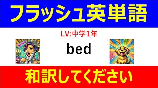 フラッシュ英単語 中学1年50問#L00067