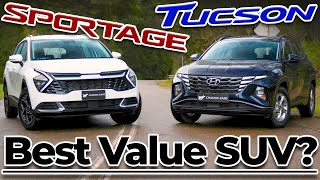 Which affordable SUV is best? (Hyundai Tucson vs Kia Sportage 2022 comparison review)