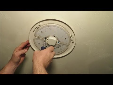 Led Ceiling Light Fixture Install - YouTube