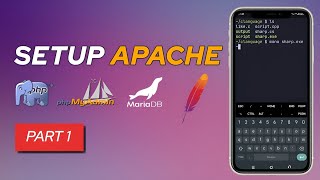 Part 1 - SETUP APACHE with php mariadb phpmyadmin | TAMP SERVER