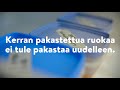 ruoan säilyttäminen