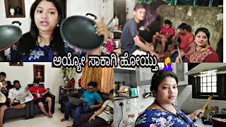 ರಾತ್ರಿ ಮನೆ ಹೊರಗಡೆ ಅಡುಗೆ |Chicken Soup, ಪೂರಿ ಚನ್ನಾ  ಮಸಾಲಾ |Sunday ಫುಲ್ Busy ರೂಟೀನ್| 2019