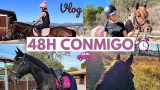 VLOG - 48h conmigo – 3 disciplinas en un día (carreras 🏇, salto 🦘y doma🎩) + Sports Ponis 💜🦄