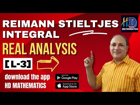 Riemann Stieltjes Integral L 3 In Real Analysis Bsc Msc Csir Net Maths ...