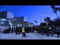 Gbagbo supporters gather outside Hague at start of trial