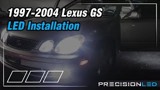 Lexus GS LED Headlights Installation  - 1997-2004