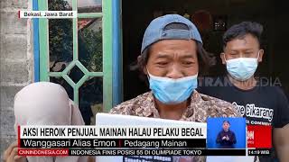 Aksi Heroik Penjual Mainan Halau Pelaku Begal | REDAKSI SORE (08/08/21)