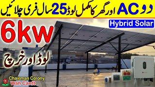 6KW Hybrid Solar System with Solar Max Inverter | Phoenix battery and LONGI Solar Panels