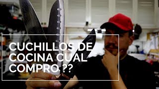 5 Cuchillos ECONOMICOS De cocina  ✅ cual es MEJOR ??