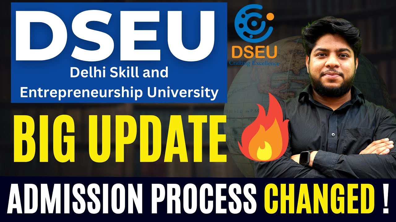 DSEU Admission 2023 Big Update🔥Brochure Out Application Form Important ...