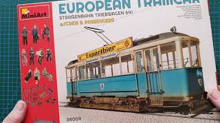 Miniart European Tramcar w/Crew \u0026 Passengers - Kit Review