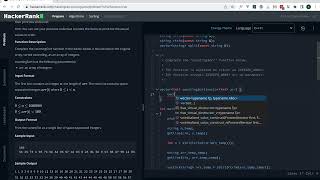 Hackerrank: Counting Sort 2