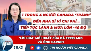 🔴'NHỮNG LỜI HỨA MỚI NHẤT' của Bà Freeland và Ông Carney VỰC LẠI CANADA