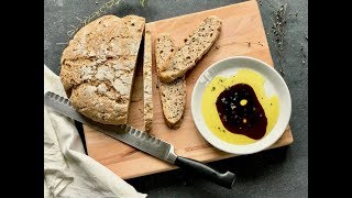 No- Knead Sourdough (without a proofing basket)