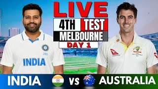 🔴 LIVE: India vs Australia 4th Test | IND vs AUS Live Match Today | Live Cricket IND vs AUS BGT 2024