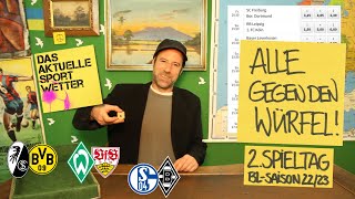 Bundesliga Tipps 2. Spieltag 22/23 | AgdW! u.a. SCF- BVB, SVW- VfB | Sportwetten & Prognosen | 10.8.