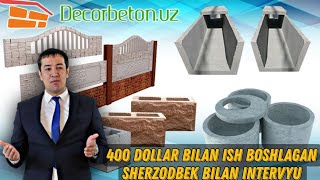 400$ bilan ish boshlagan Sherzodbek bilan intervyu