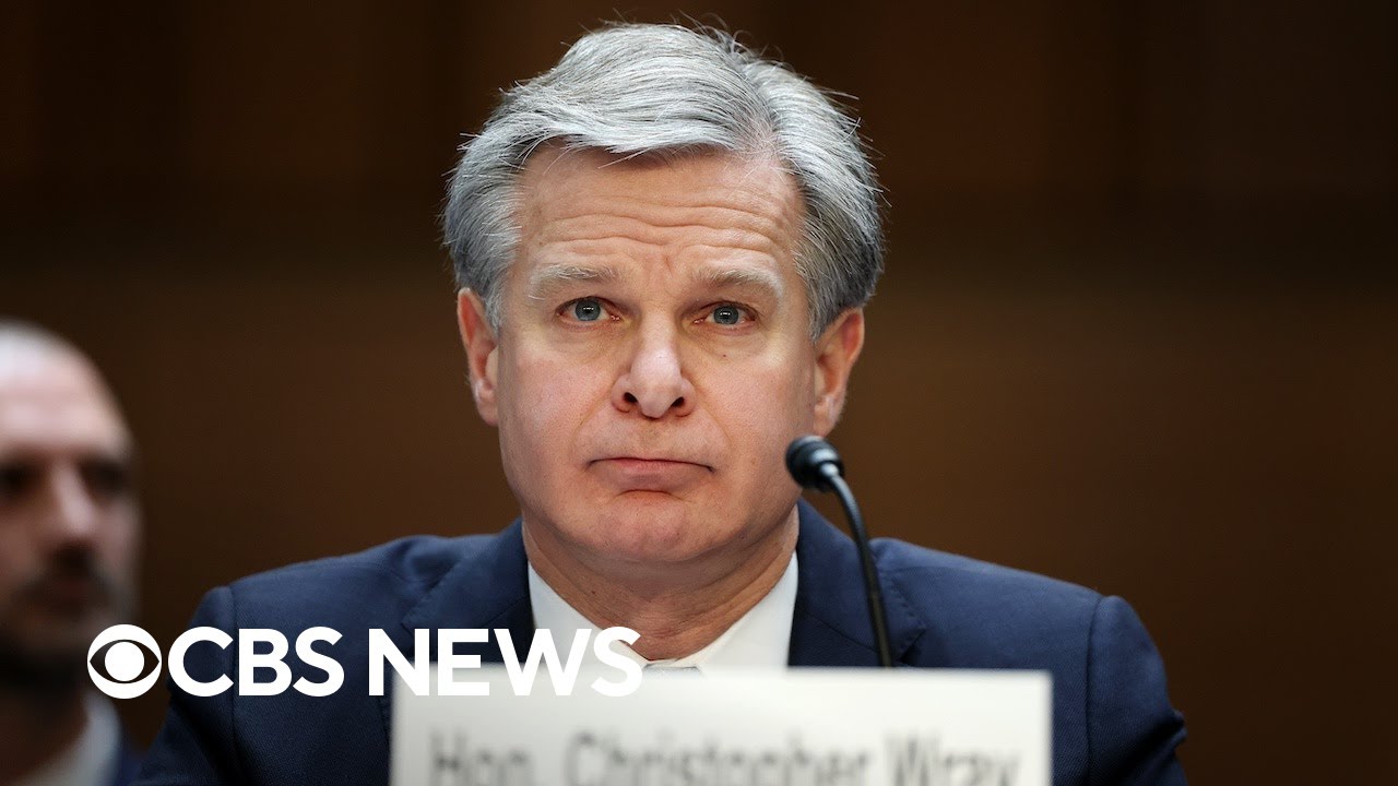 FBI Director Christopher Wray Testifies Before Congress About Threat Of ...