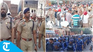 Amritsar blast: Paramilitary forces, Punjab Police conduct flag march in city