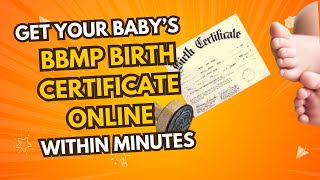 How to Download BBMP Birth Certificate \u0026 Add Name Online | Quick Guide for 2024!