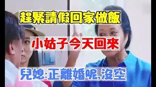 「趕緊請假回家做飯，小姑子今天回來」兒媳：正離婚呢，沒空|小杨故事会