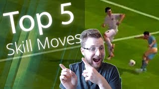 The Top 5 Special Skill Moves in FIFA Mobile 18! How to Rabona | 0 Goalkeeper Diving?