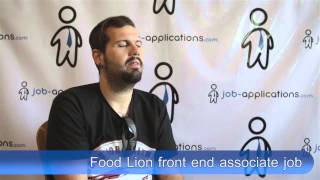 Food Lion Interview - Front End Associate